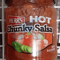 Herrs Hot Chunky Salsa 454G Groceries
