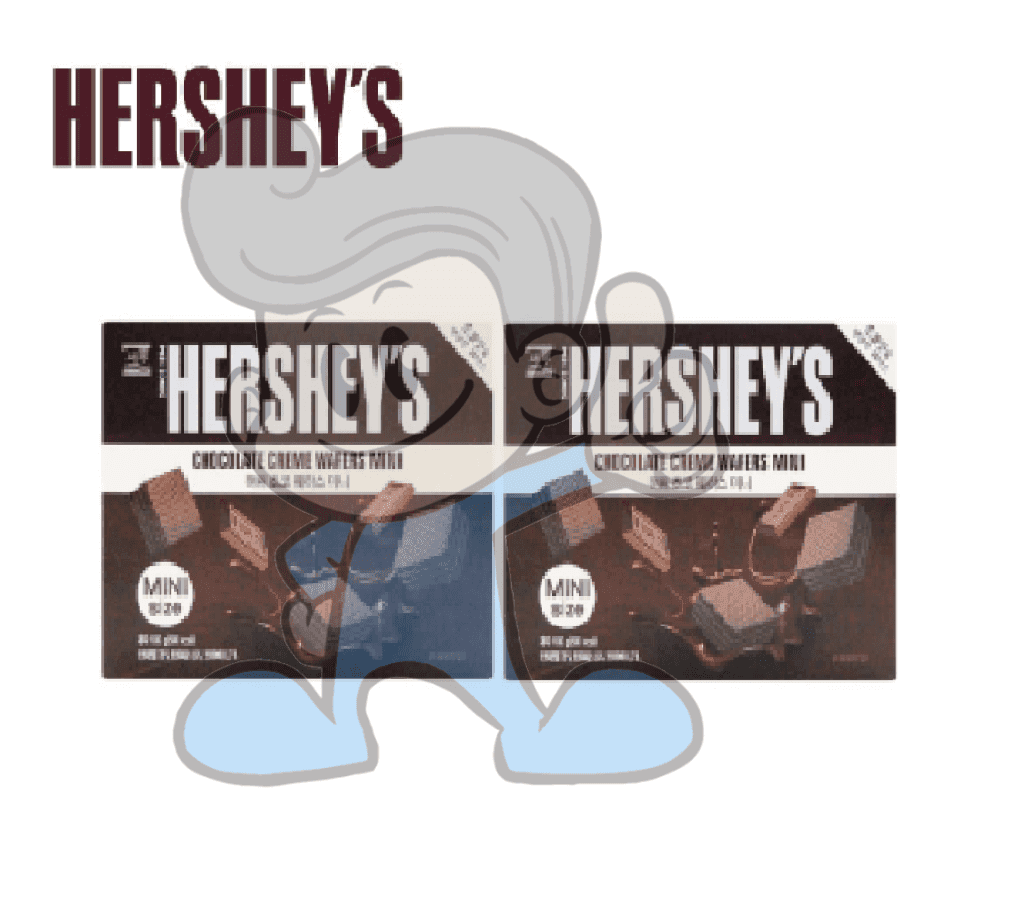 Hershey&#39;s Chocolate Creme Wafers Mini Size (2 X 100 G) Groceries