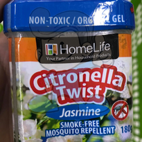 Homelife Citronella Twist Jasmine Smoke-Free Mosquito Repellent (2 X 180 G) Beauty