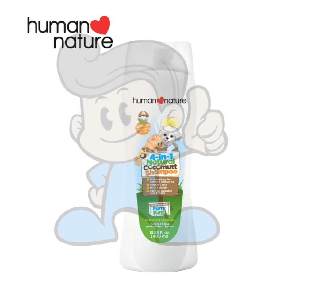 Human Nature 4-In-1 Natural Cocomutt Shampoo 400Ml Beauty