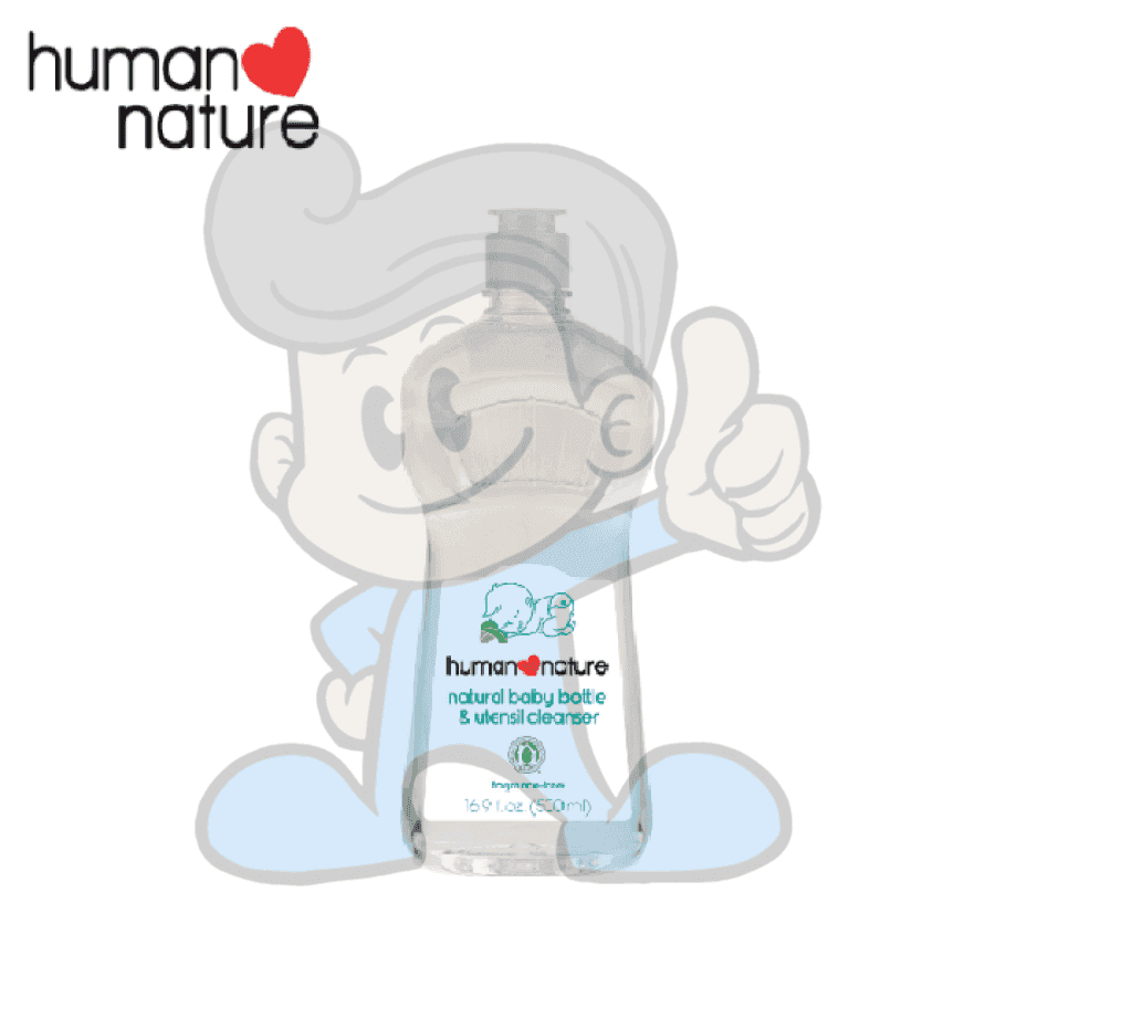 Human Nature Natural Baby Bottle And Utensil Cleanser 500Ml Mother &
