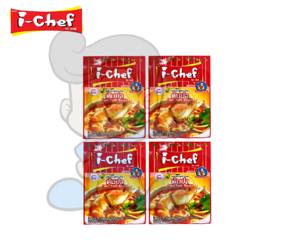 I-Chef Healthy Boy Brand Tom Yum Sauce (4 X 50 G) Groceries