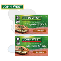 John West Salmon Slices Smoked (2 X 125G) Groceries