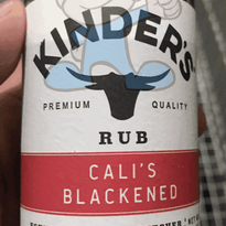 Kinders Premium Quality Rub Calis Blackened 120G Groceries