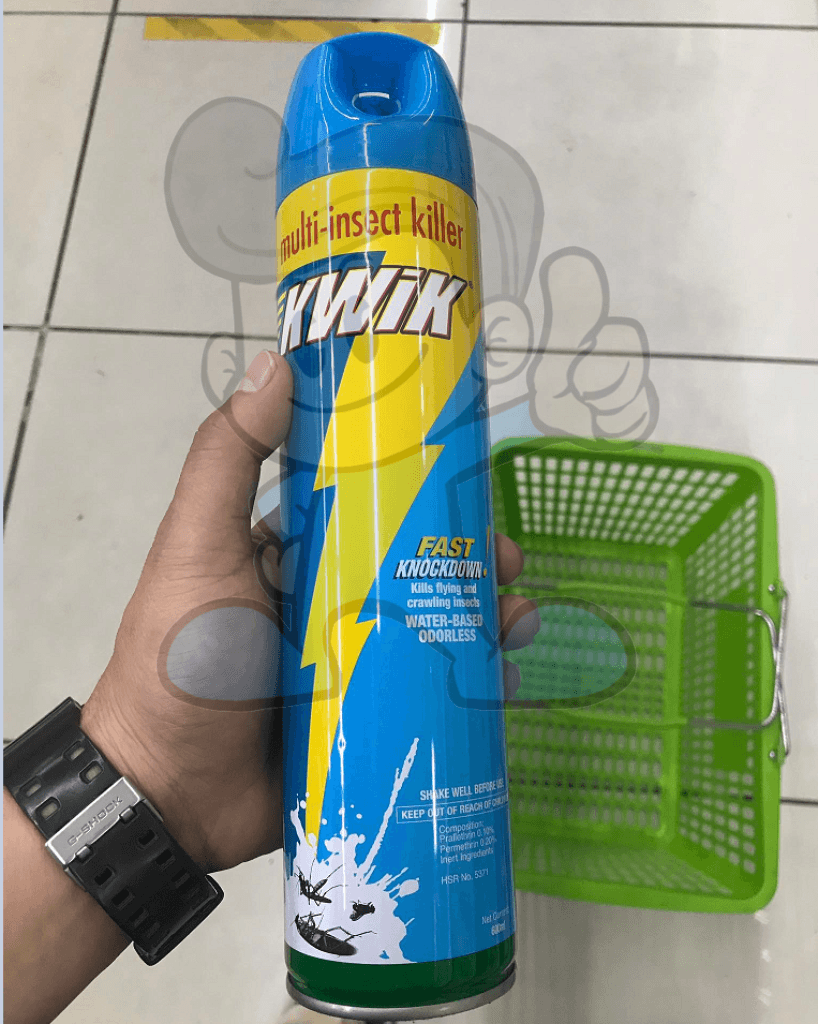 Kwik Water-Based Insect Killer Spray 600Ml Household Supplies