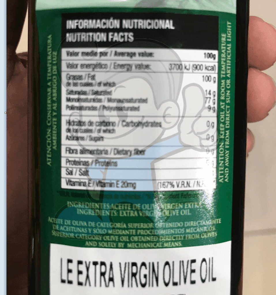 La Espanola Extra Virgin Olive Oil 500Ml Groceries