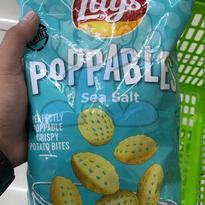 Lays Poppables Potato Chips Snacks Sea Salt (2 X 141 G) Groceries