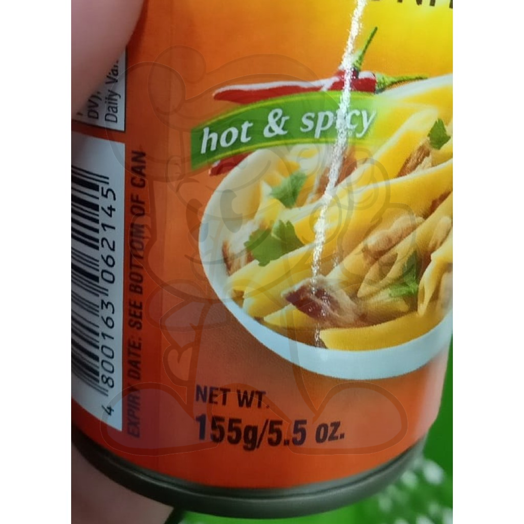 Ligo Hot & Spicy Tuna Flakes In Sunflower Oil (4 X 155G) Groceries