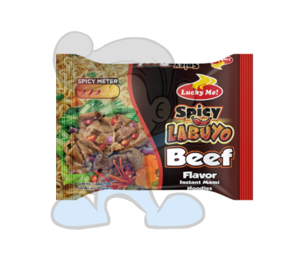 Lucky Me! Instant Noodles Spicy Labuyo Beef (25 X 50G) Groceries