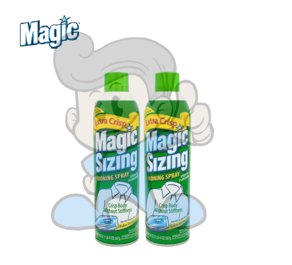 Magic Sizing Extra Crisp Ironing Spray (2 X 20 Oz) Laundry & Cleaning Equipment