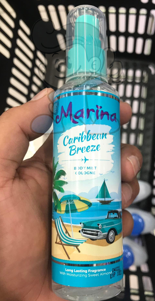 Marina Body Mist Cologne Caribbean Breeze (2 X 100Ml) Beauty