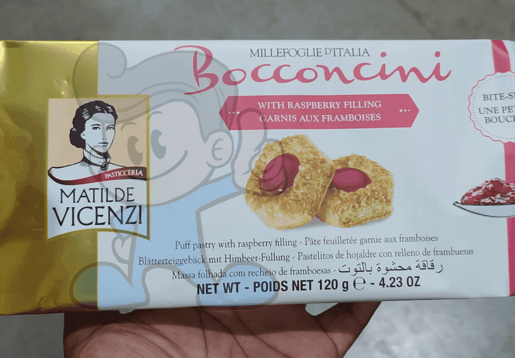 Matilde Vicenzi Bocconcini With Raspberry Filling (2 X 120G) Groceries
