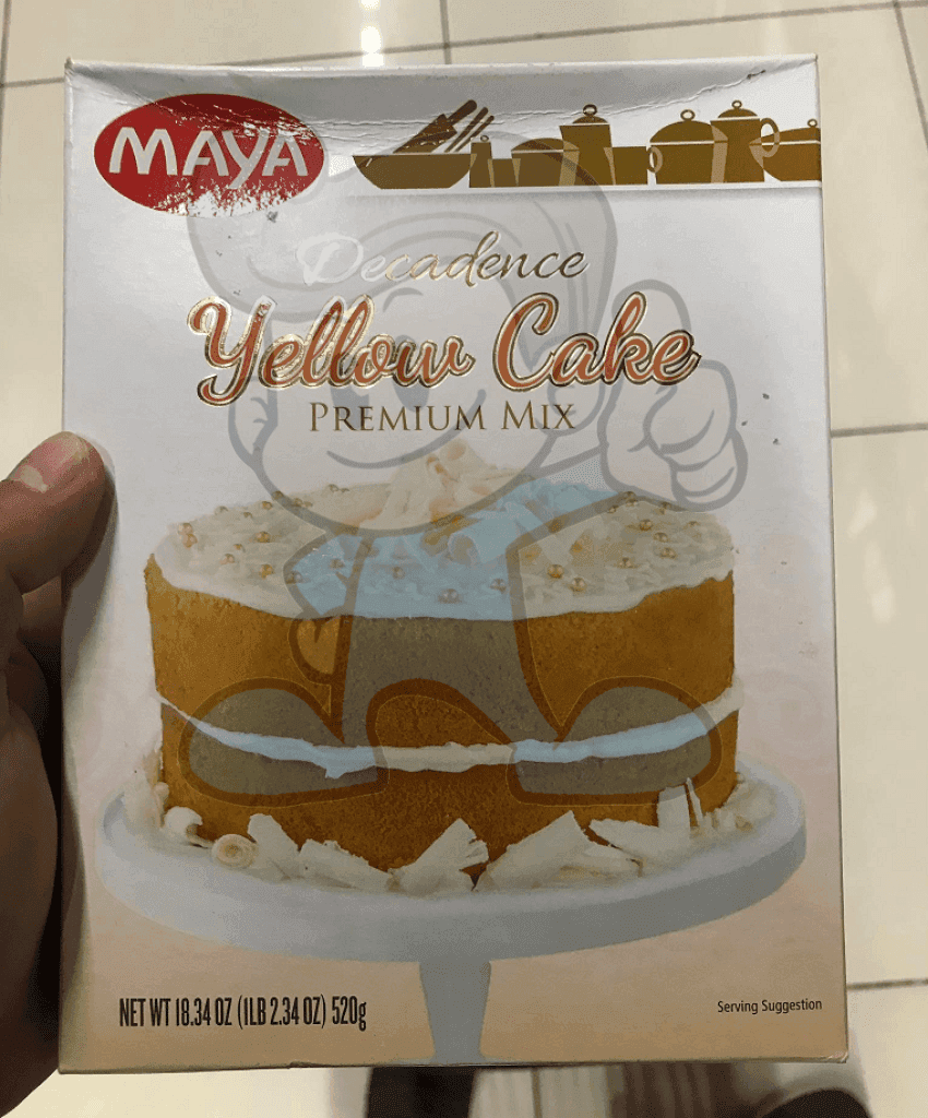 Maya Decadence Yellow Cake Premium Mix (2 X 520G) Groceries