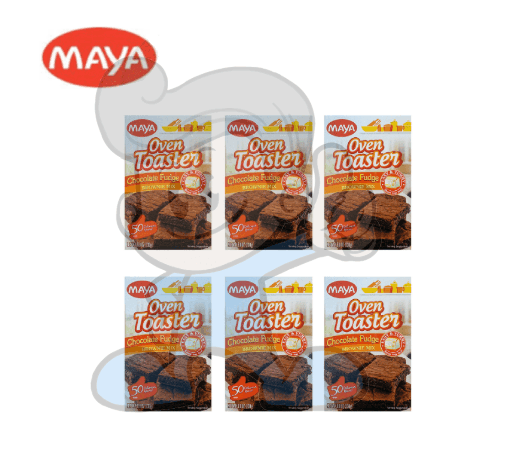 Maya Oven Toaster Chocolate Fudge Brownie Mix (6 X 230G) Groceries