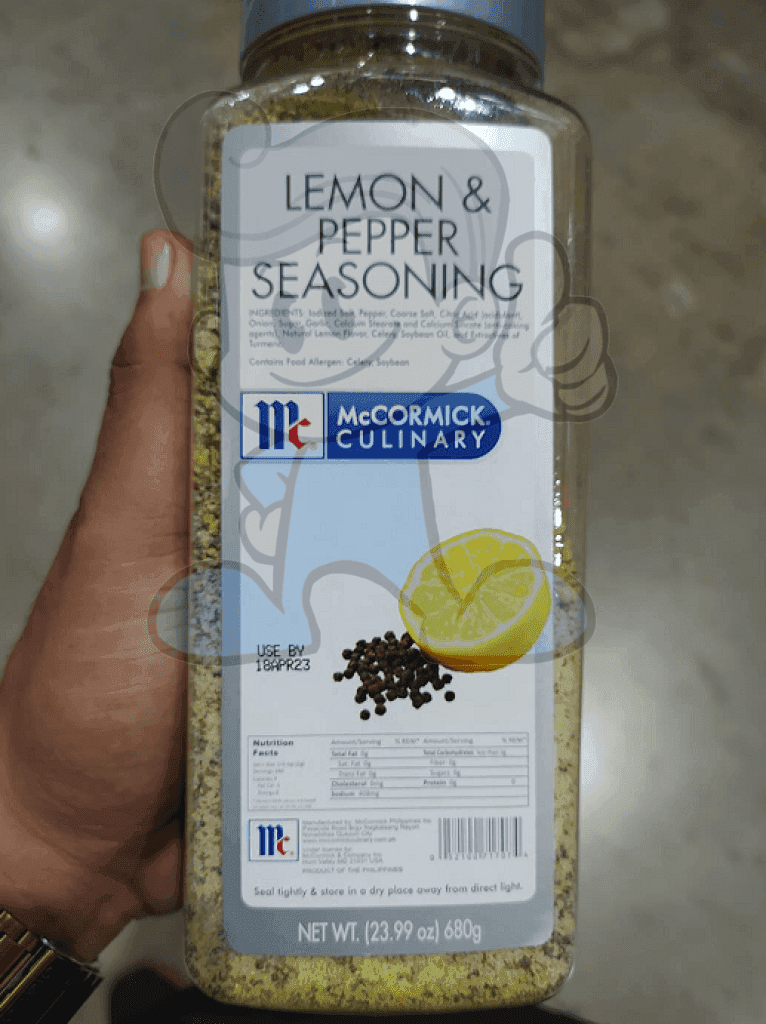 Mccormick Culinary Lemon And Pepper Seasoning 680G Groceries