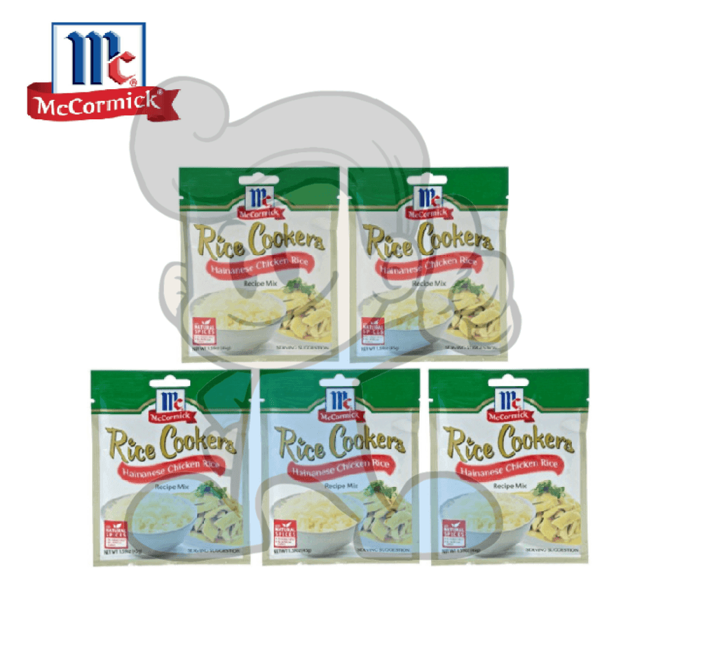 Mccormick Rice Cookers Hainanese Chicken Recipe Mix (5 X 45 G) Groceries