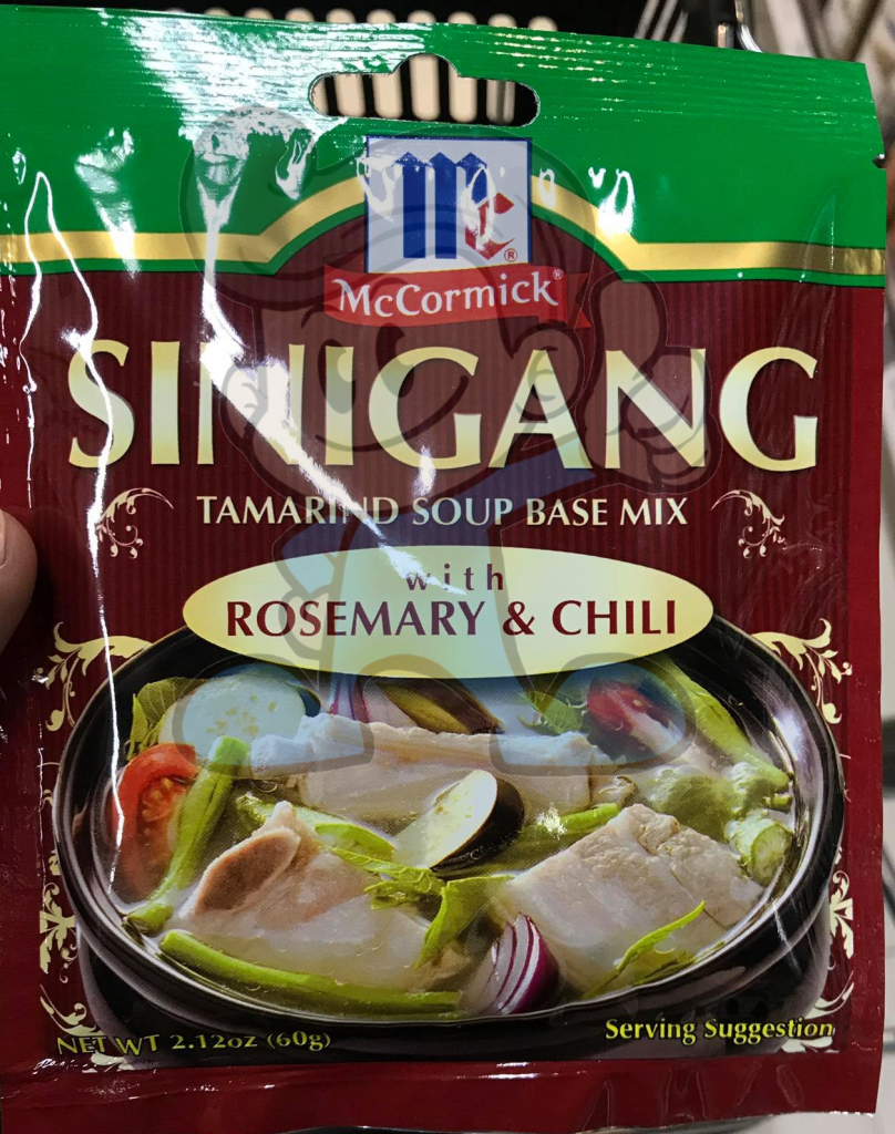 Mccormick Sinigang Tamarind Soup Base Mix With Rosemary Chili (6 X 60 G) Groceries