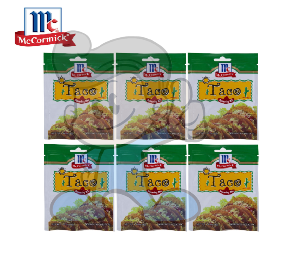 Mccormick Taco Seasoning Mix (6 X 40 G) Groceries