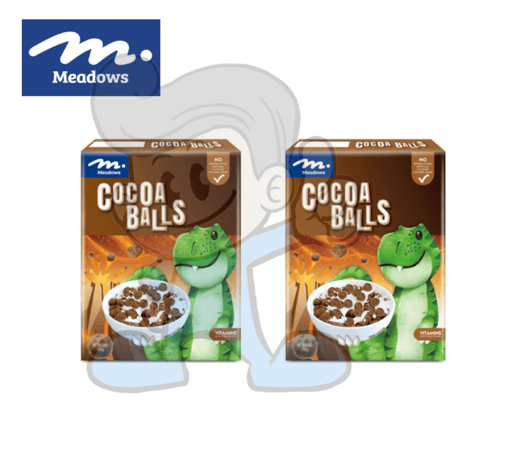 Meadows Cocoa Balls Breakfast Cereal (2 X 250G) Groceries