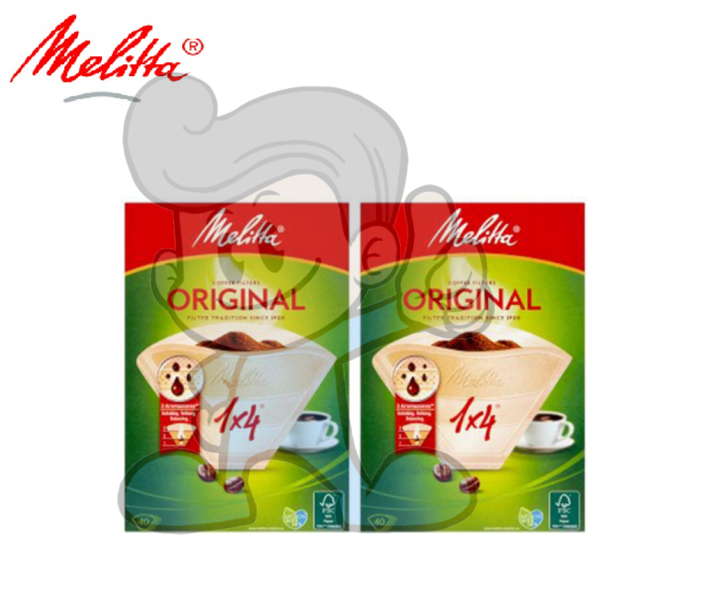 Melitta Original Coffee Filters (2 X 40S) Groceries