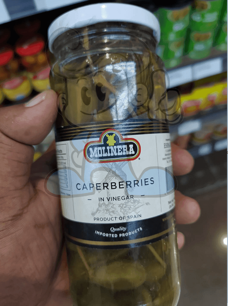 Molinera Caperberries In Vinegar 340G Groceries