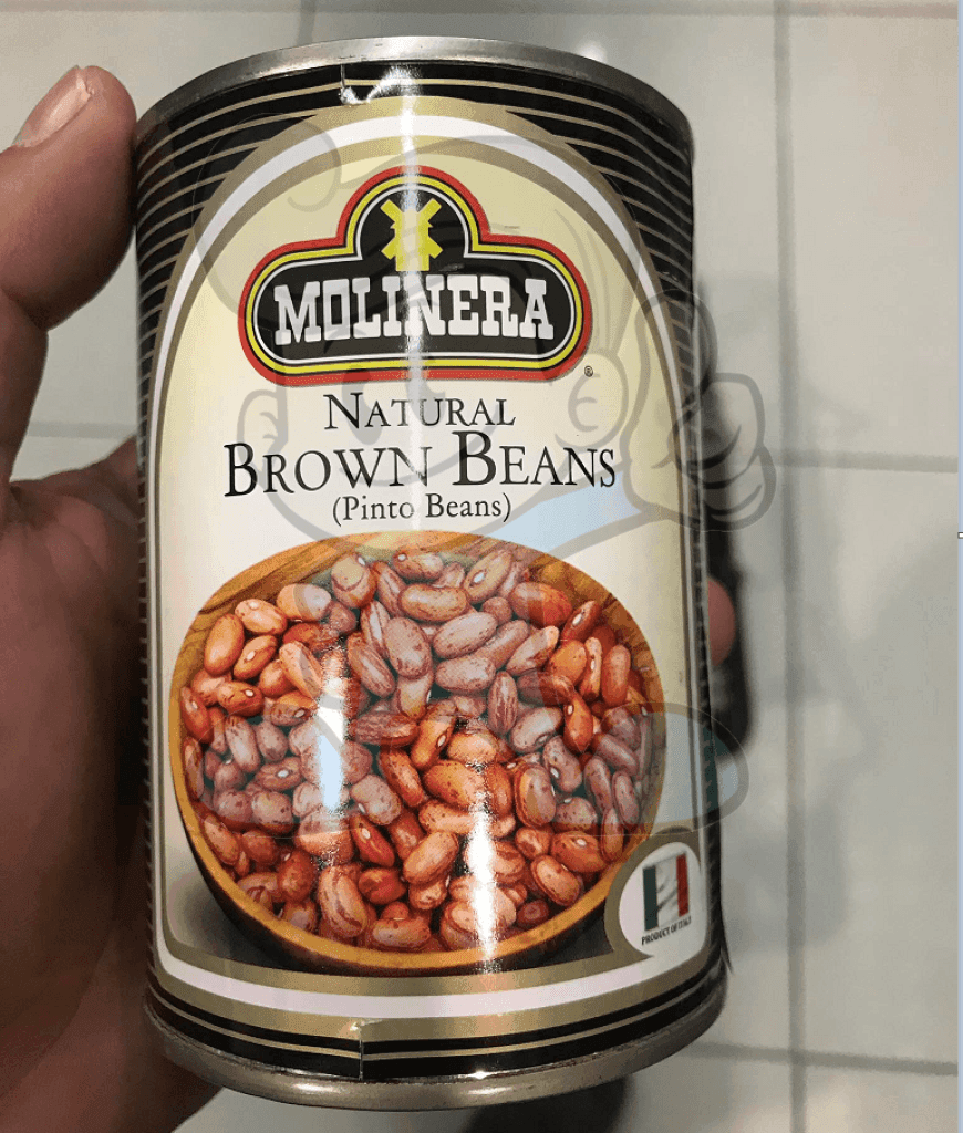 Molinera Natural Brown Beans (4 X 400G) Groceries