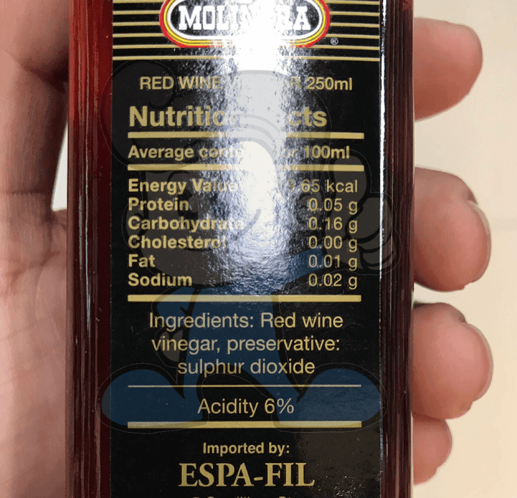 Molinera Red Wine Vinegar (2 X 250Ml) Groceries