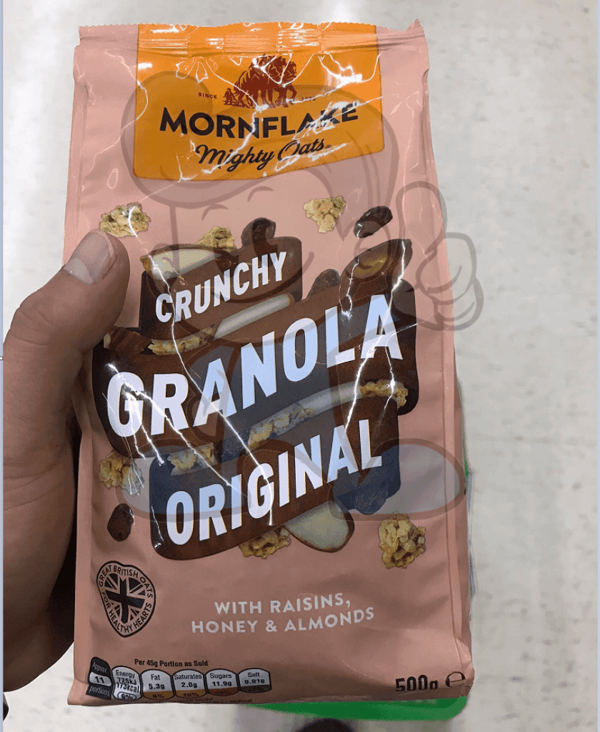Mornflake Mighty Oats Crunchy Granola Original 500G Groceries
