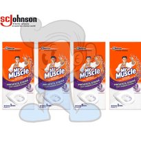 Mr. Muscle Stick-On Toilet Bowl Cleaning Strip 3S Lavender Pack Of 4 Household Supplies