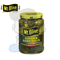 Mt. Olive Kosher Baby Dills Fresh Pack Jar 24Oz. Groceries