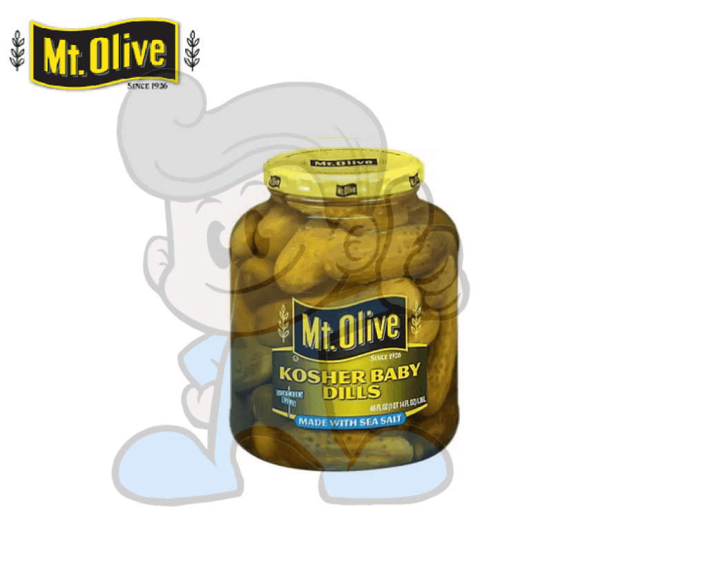 Mt. Olive Kosher Baby Dills Made With Sea Salt 1.36L Groceries