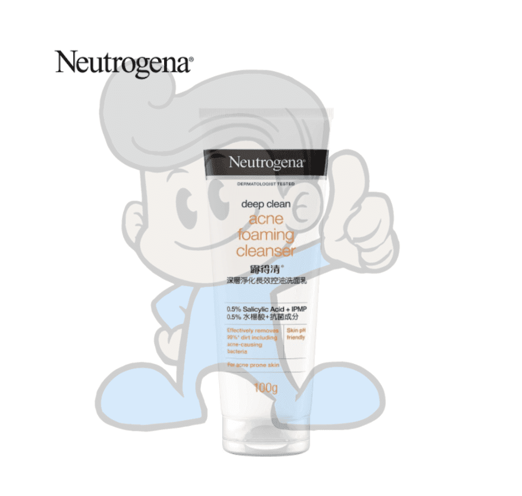 Neutrogena Deep Clean Acne Foaming Cleanser 100G Beauty