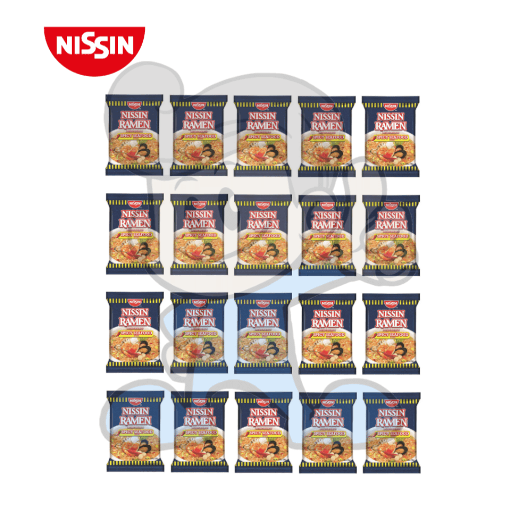 Nissin Spicy Ramen Seafood (20 X 55G) Groceries