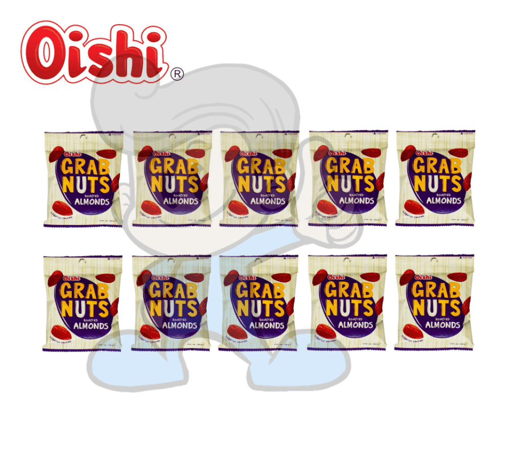 Oishi Grab Nuts Almonds (10 X 30G) Groceries