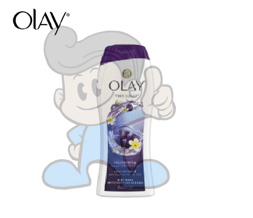 Olay Fresh Outlast Revitalizing Acai Berry And Tiare Flower Body Wash 650Ml Beauty