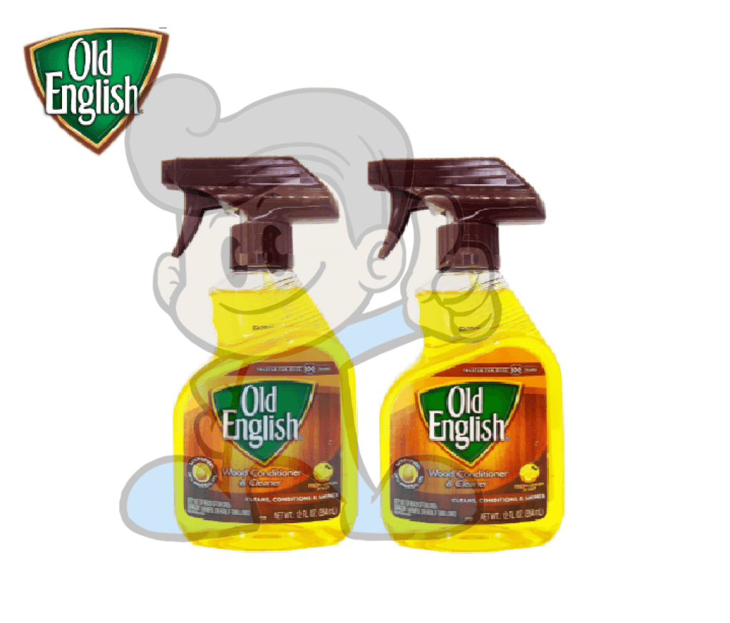 Old English Wood Conditioner And Cleaner Fresh Lemon Scent (2 X 354 Ml) Household Supplies