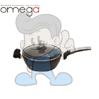 Omega Leigh 28Cm Ceramic Coated Aluminum Deep Fry Pan With Lid Induction Ready Kitchen & Dining