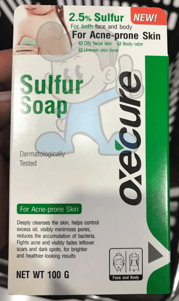 Oxecure Sulfur Soap For Acne Prone Skin 100G Beauty