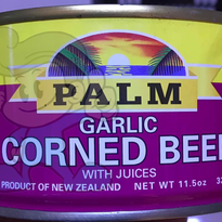 Palm Garlic Corned Beef With Juices (2 X 326 G) Groceries