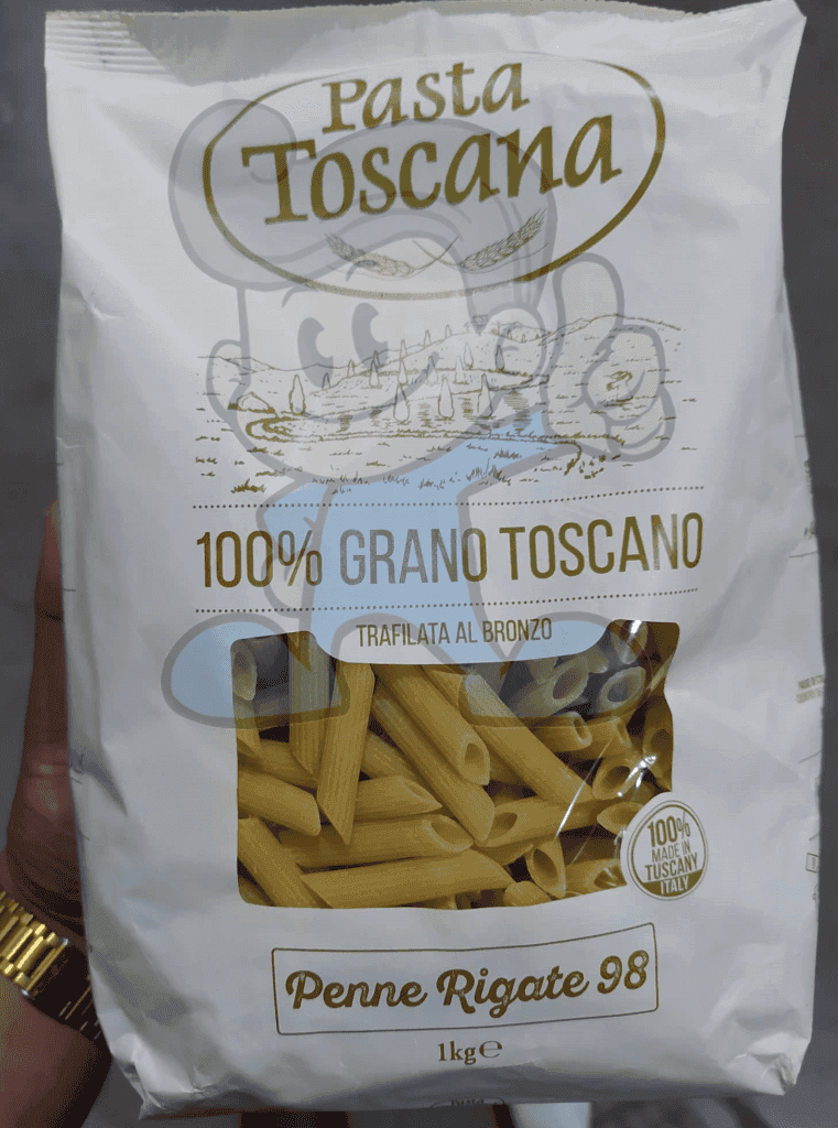 Pasta Toscana 100% Grano Toscano Penne Rigate 98 (2 X 1Kg) Groceries