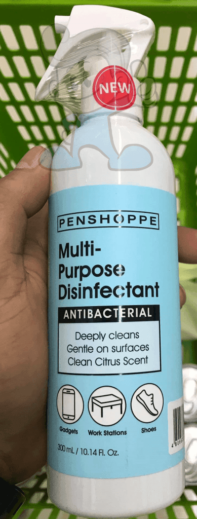 Penshoppe Multipurpose Disinfectant Antibacterial Spray Clean Citrus Scent (2 X 300 Ml) Household
