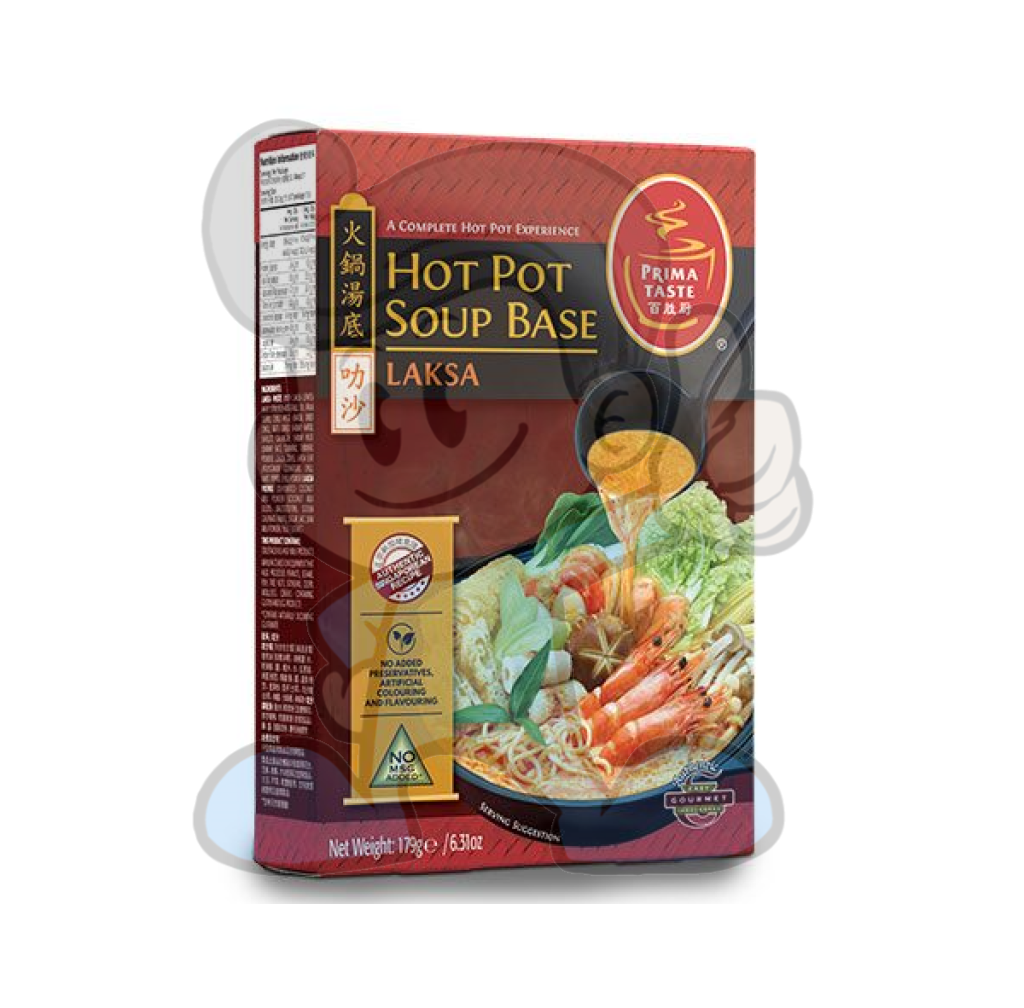 Prima Taste Hotpot Soup Base Laksa (2 X 179G) Groceries