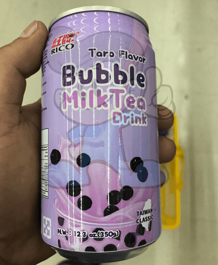 Rico Bubble Milk Tea Drink Taro Flavor (8 X 350G) Groceries