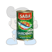 Saba Sardines In Tomato Sauce (10 X 155G) Groceries