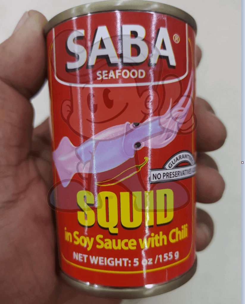 Saba Squid Soy Sauce With Chili (4 X 155G) Groceries