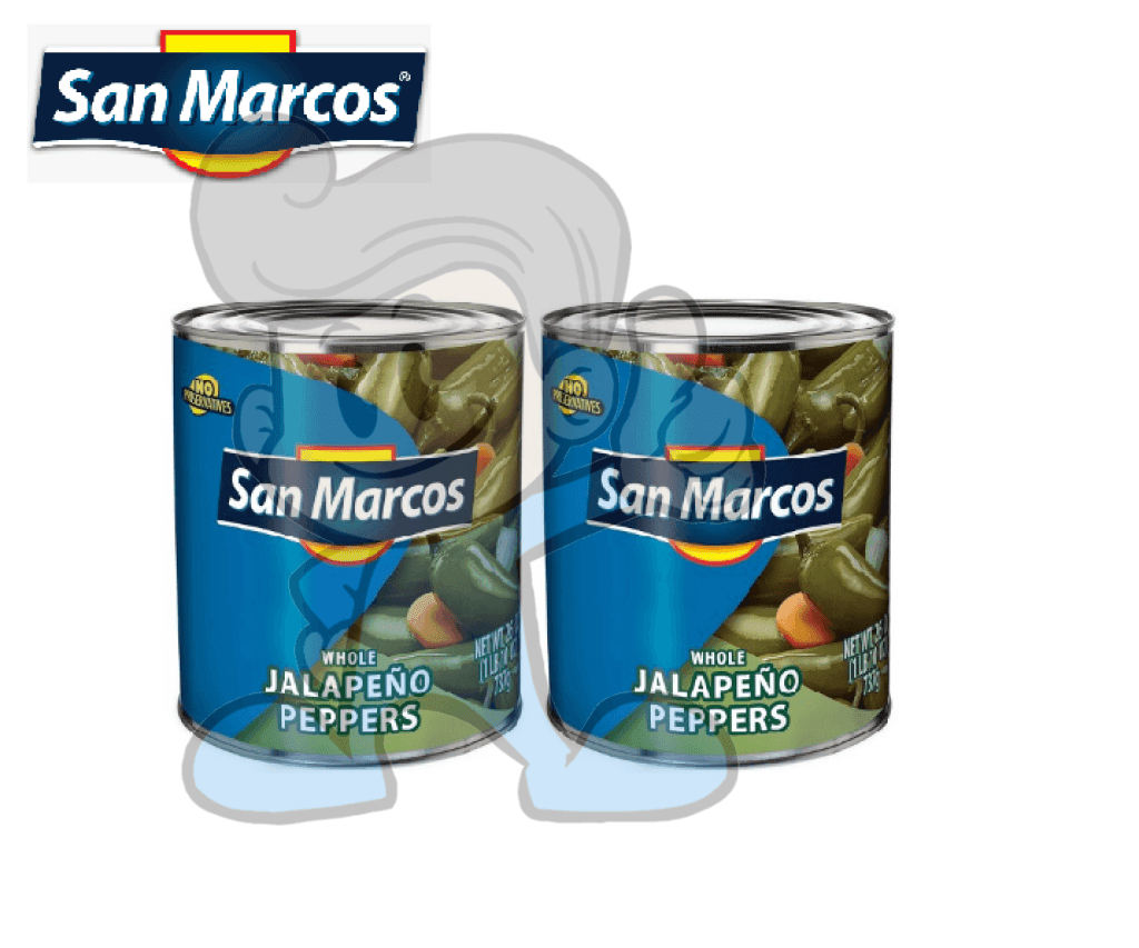 San Marcos Whole Jalapeño Peppers (2 X 26 Oz) Groceries