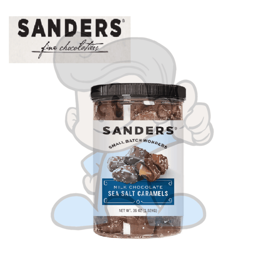 Sanders Milk Chocolate Sea Salt Caramel 36 Oz Groceries