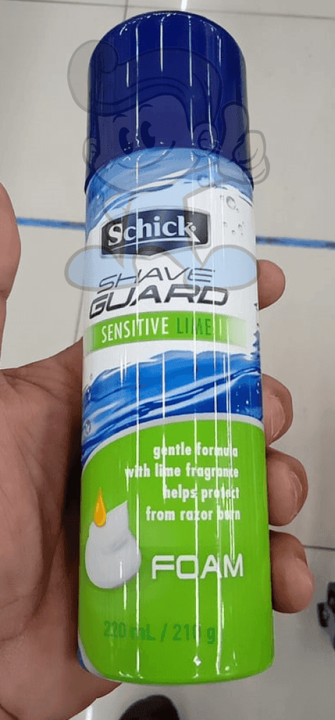 Schick Shave Guard Sensitive Lime Foam (2 X 210 G) Beauty