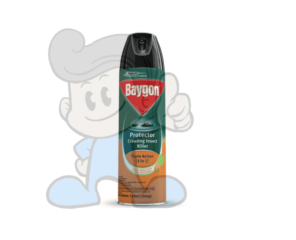 Scj Baygon Protector Crawling Insect Killer 500 Ml Household Supplies