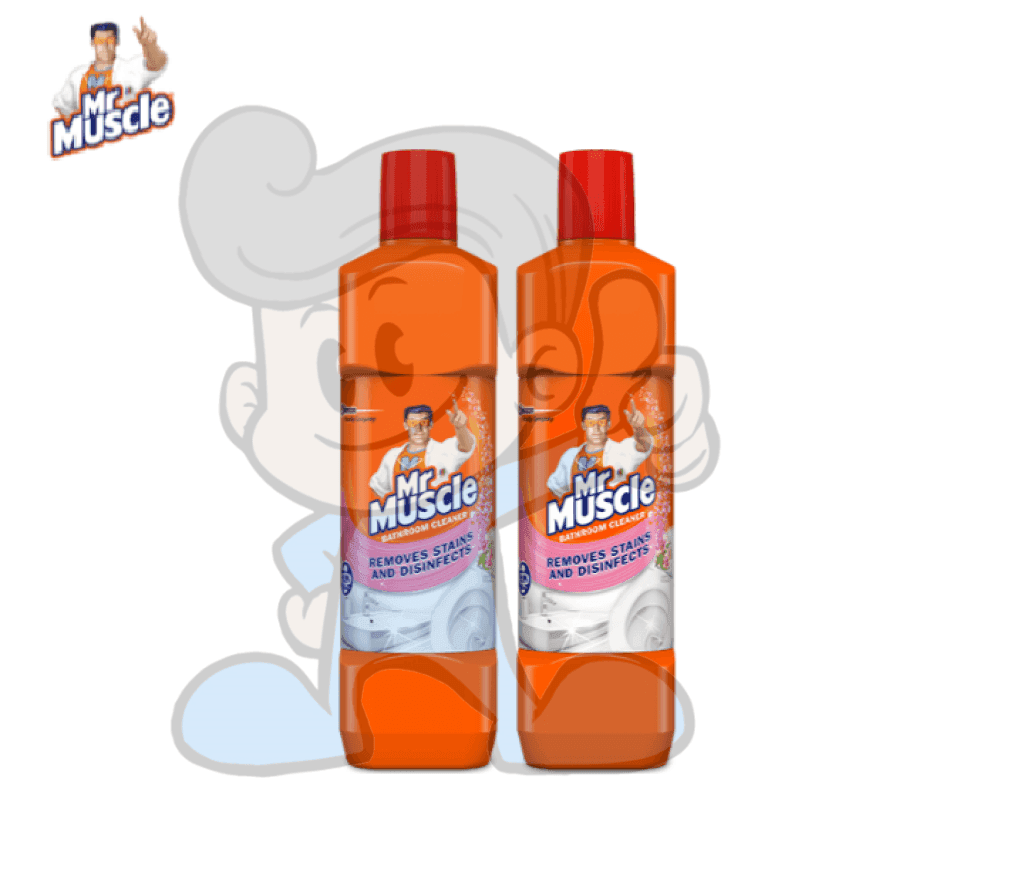 Scj Mr Muscle Bathroom Cleaner Floral (2 X 900 Ml) Household Supplies